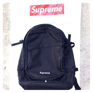 Black Supreme Backpack 100% authentic